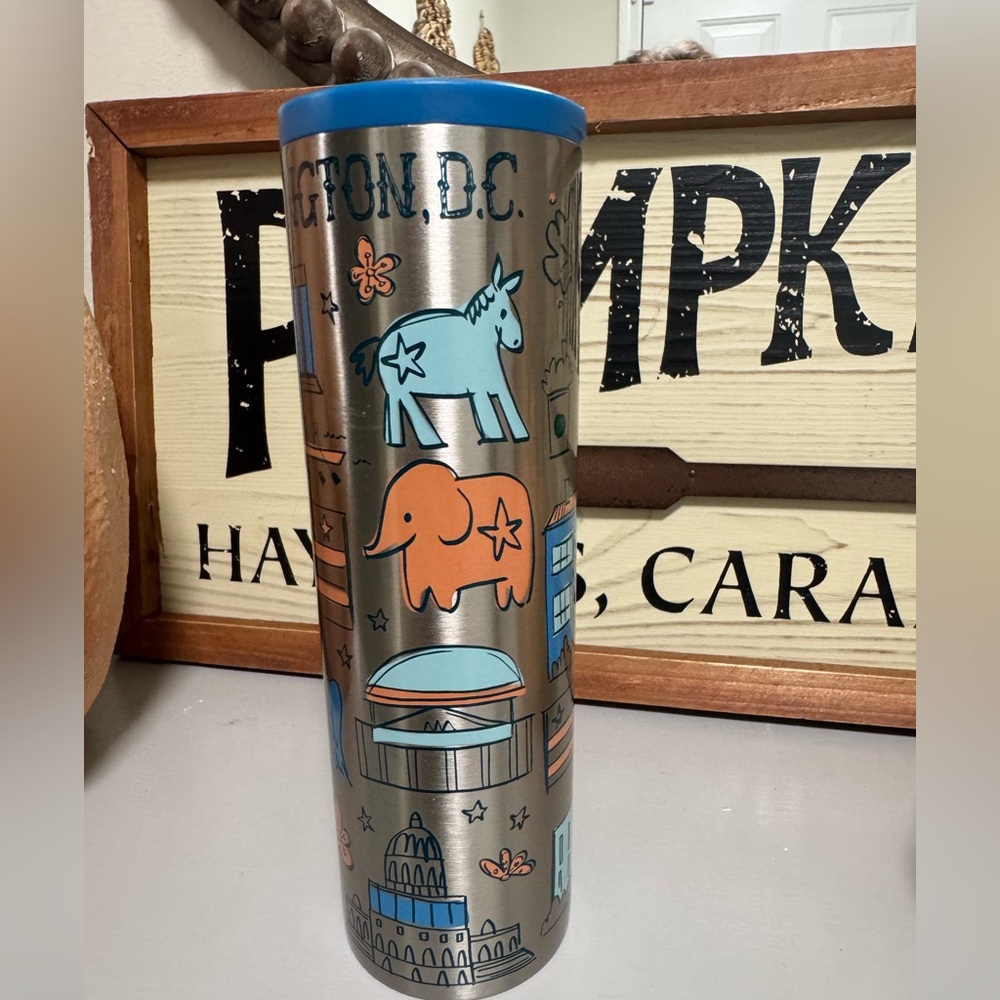 Starbucks Washington, DC Insulated Tumbler Stainless Steel Been There Series - Picture 2 of 11